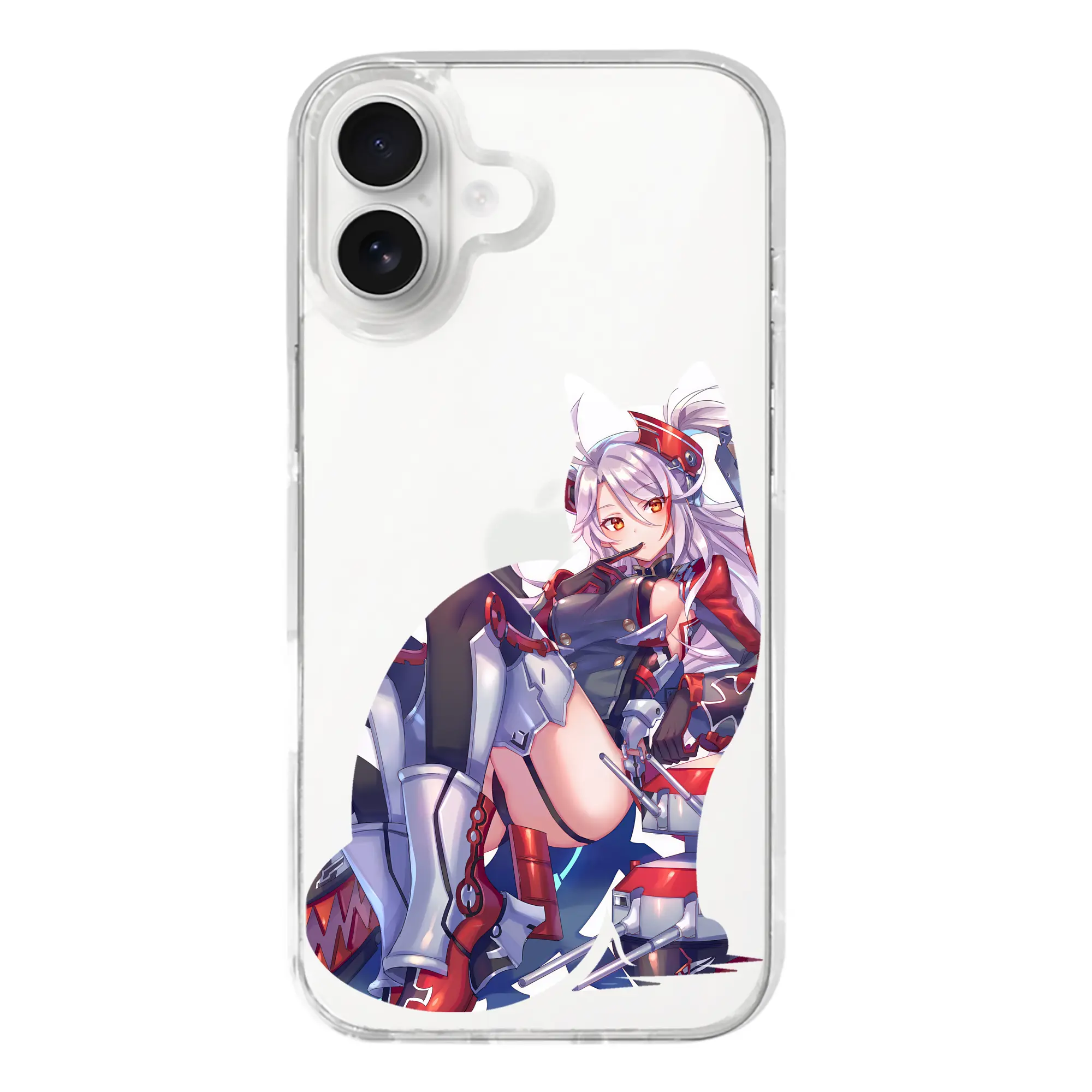 アズールレーン グッズ,プリンツ・オイゲン - iPhone 17シリーズ 透明スマホケース – 薄型・耐衝撃・精密フィット保護カバー